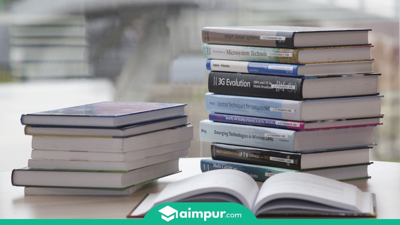 Some best books put on table
