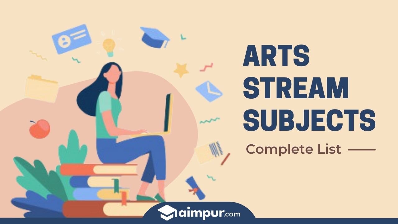 A Graphic with with text 'Arts Stream Subject'