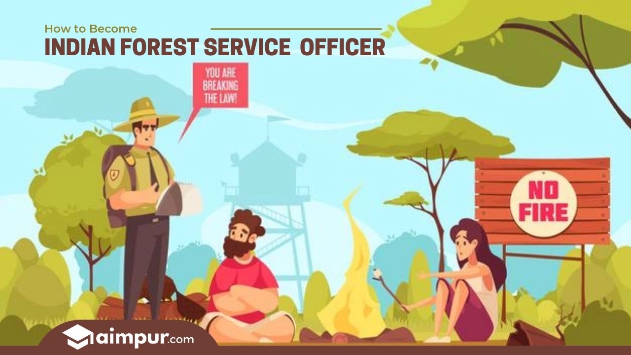 How to become an Indian Forest Service (IFS) Officer after 12th. A forest officer with two visitors in the forest.