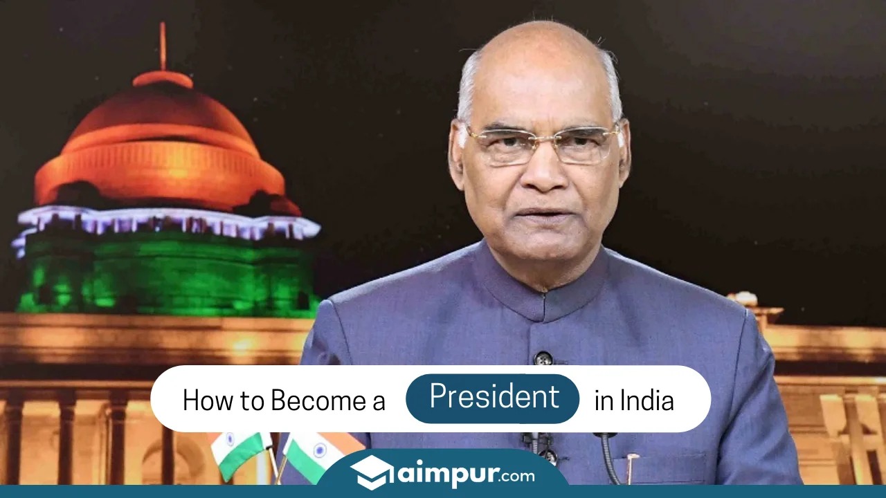 The President of India is stand out side of Rashtrapati bhavan. How to become president of India