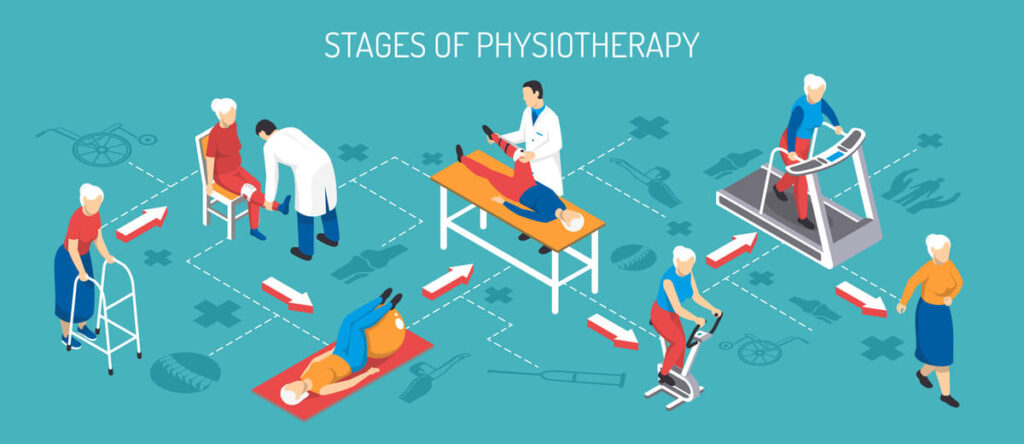 Stages of Physiotherapist